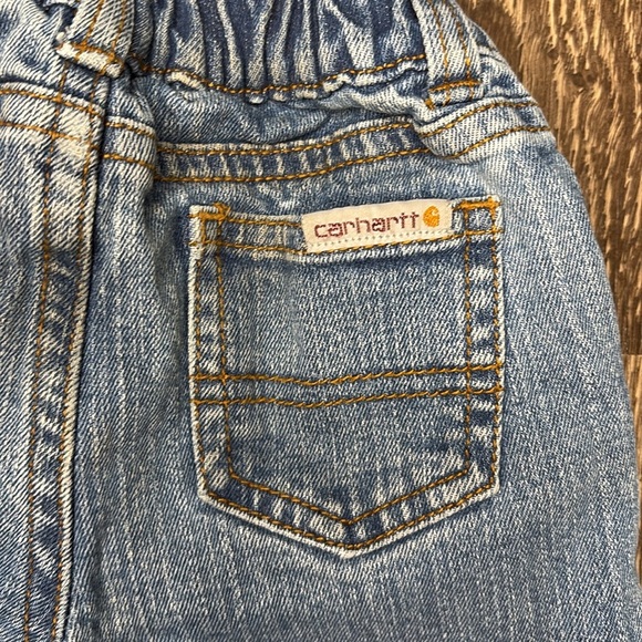 Carhartt infant blue denim jeans medium wash size 18 months - Picture 3 of 7